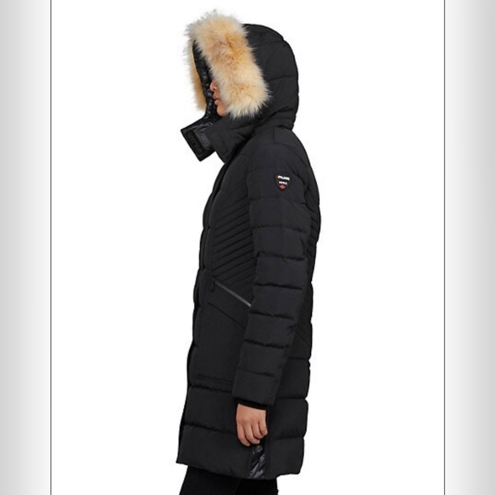 PAJAR Women’s Parka Skylar Faux Fur Hood Puffer Coat Jacket Black Size Small - Picture 6 of 15